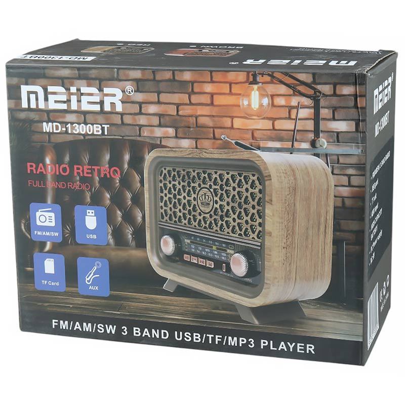 رادیو اسپیکر بلوتوثی رم و فلش خور Meier MD-1300BT