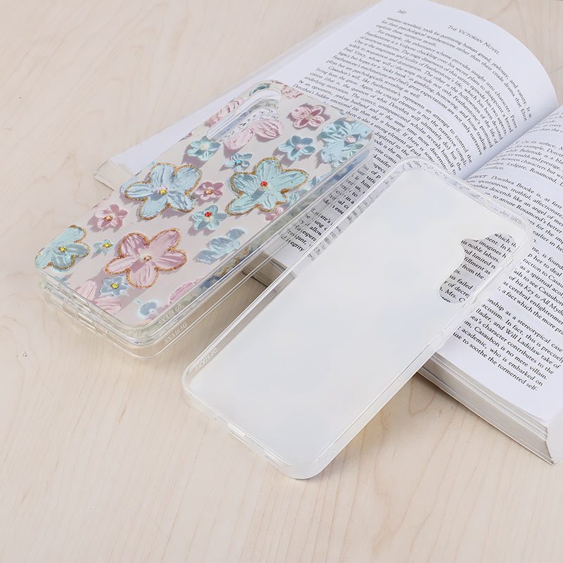 قاب هولوگرامی سامسونگ Galaxy A16 4G / A16 5G طرح گل آبرنگی