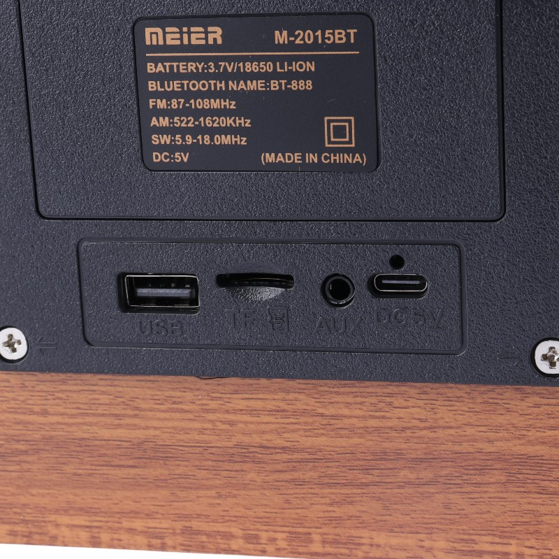 رادیو اسپیکر بلوتوثی رم و فلش خور Meier M-2015BT