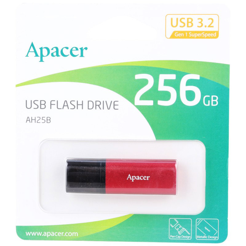 فلش 256 گیگ اپیسر Apacer AH25B USB3.2