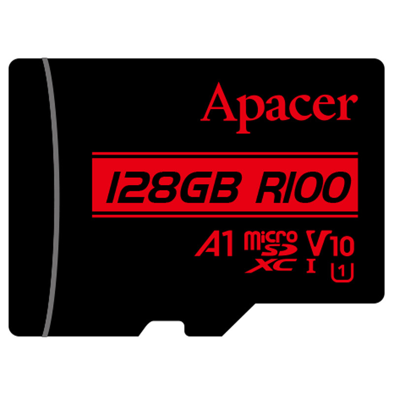 رم میکرو 128 گیگ اپیسر Apacer Rioo A1 V10 U1 C10 100MB/s + خشاب