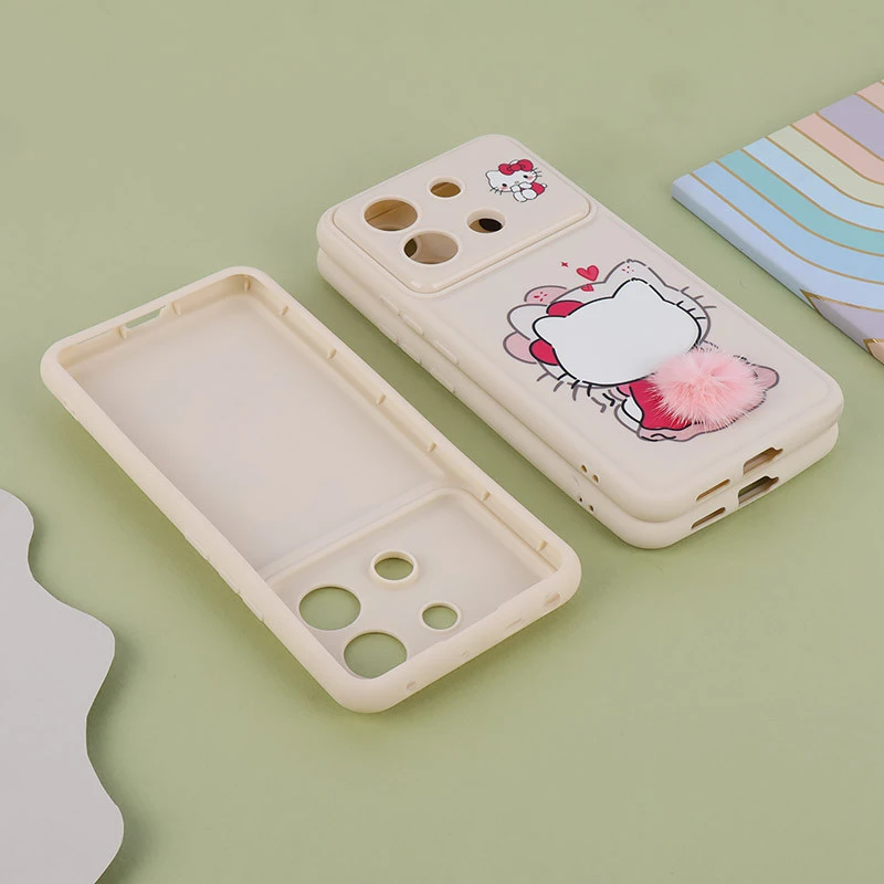 قاب ژله ای شیائومی Redmi Note 13 Pro 5G دم پشمالو محافظ لنزدار