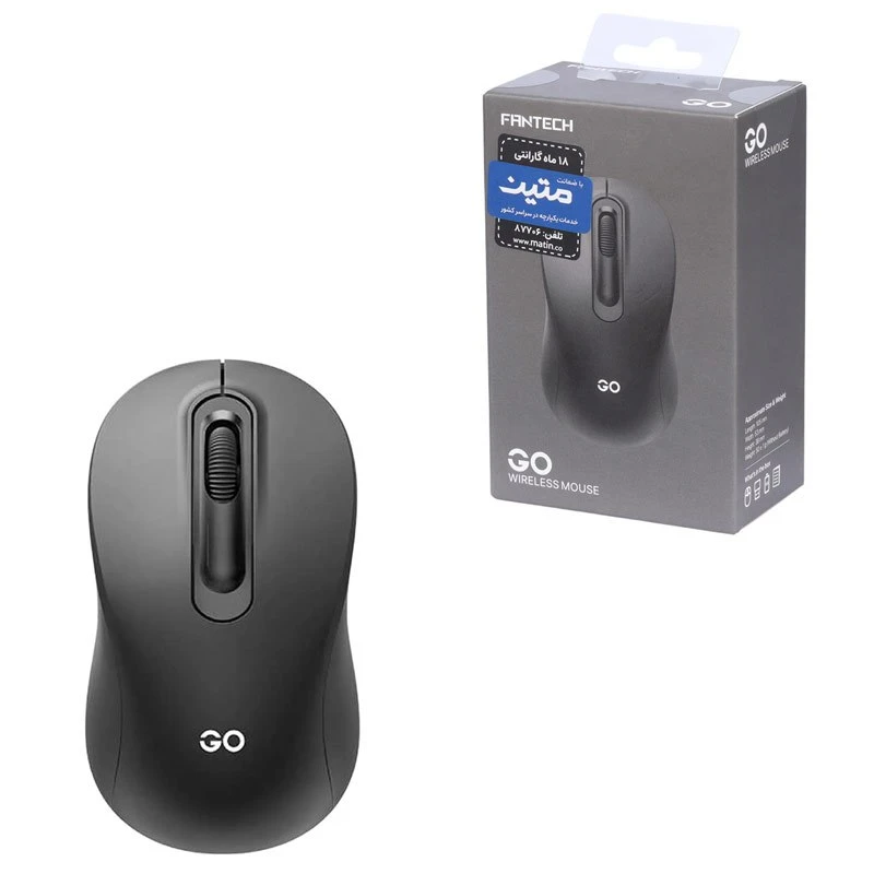 موس بی سیم فنتک GO W608