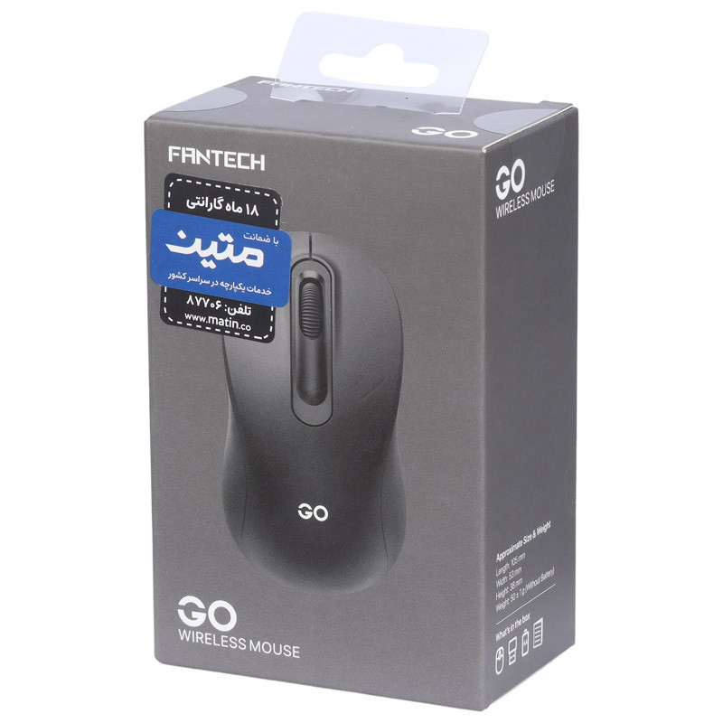 موس بی سیم فنتک GO W608