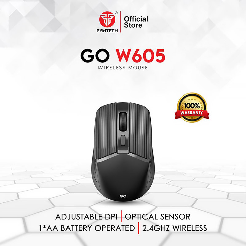 موس بی سیم فنتک GO W605