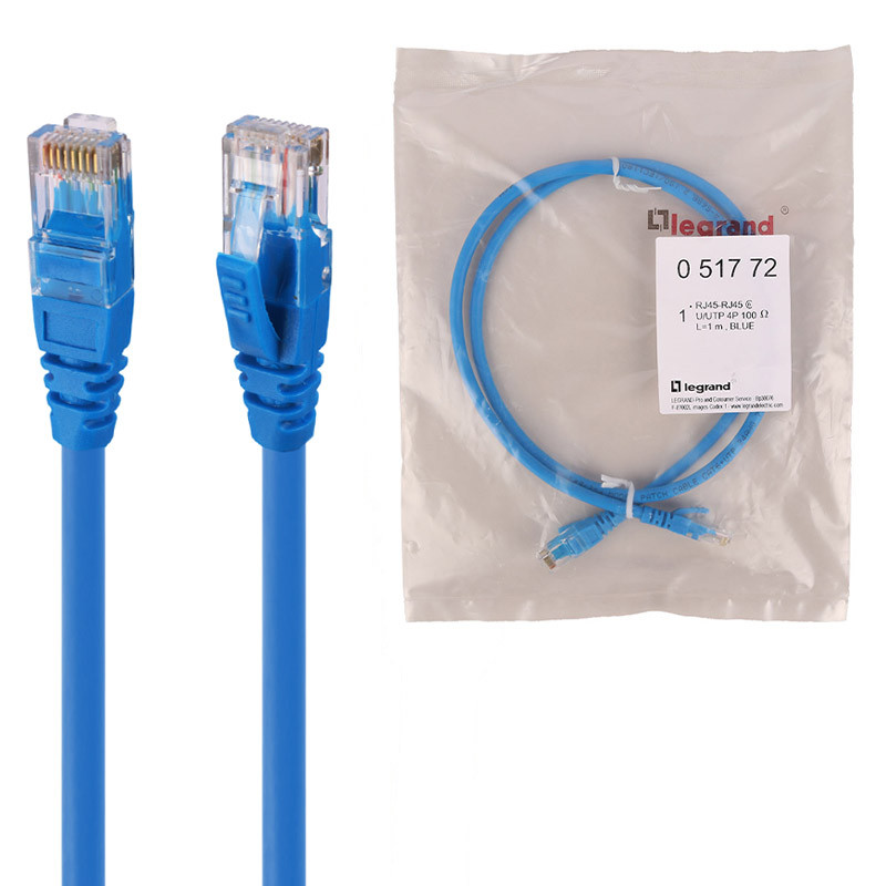 کابل شبکه Legrand 051772 Cat6 1m