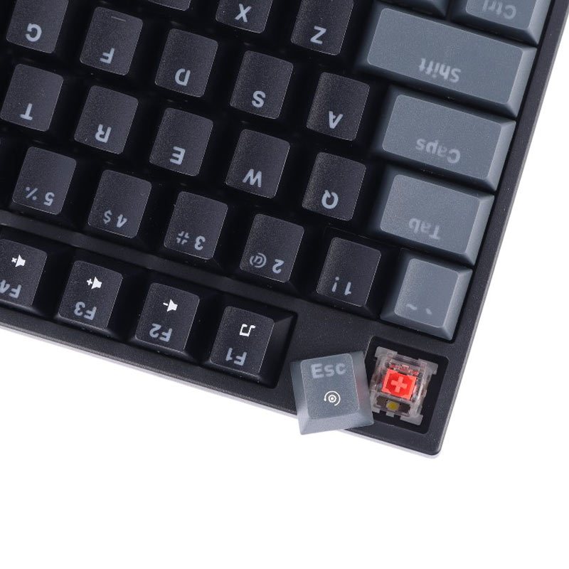 کیبورد گیمینگ فنتک ATOM87 MK876V2 Red Switch
