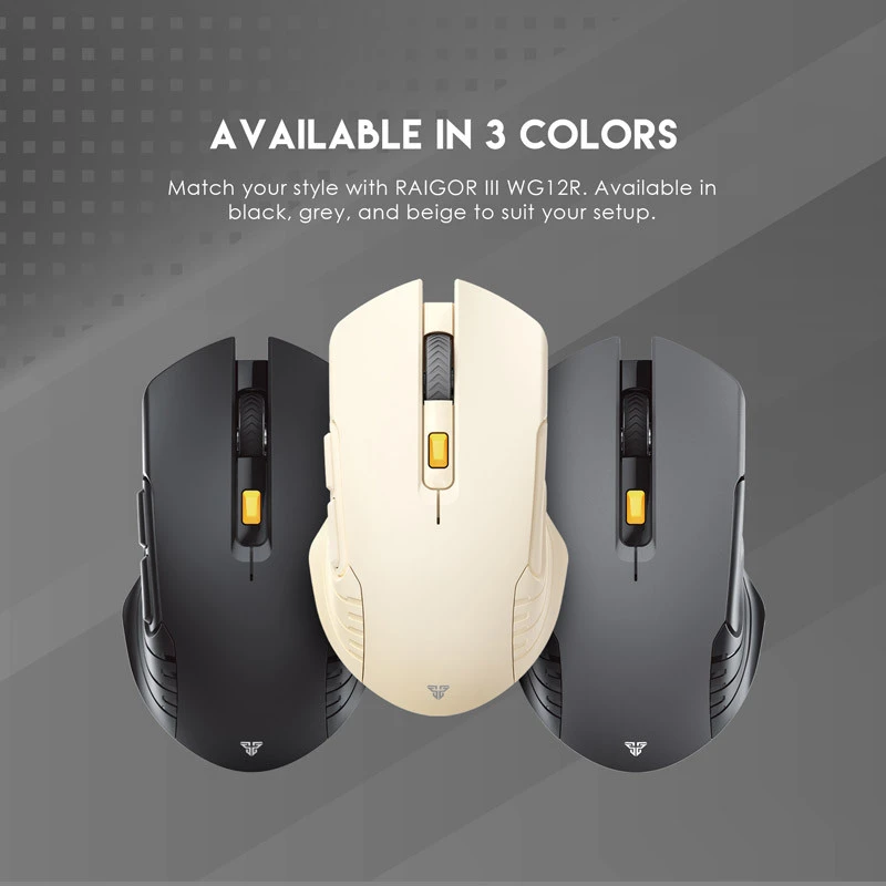 موس بی سیم گیمینگ فنتک Raigor III WG12R