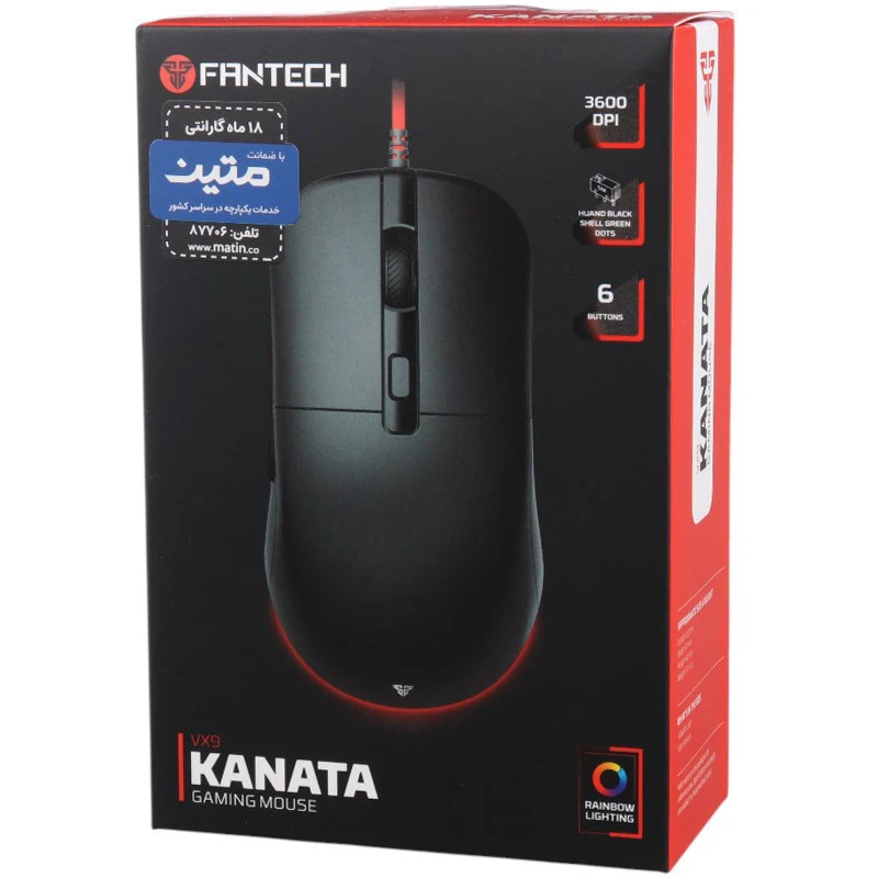 موس گیمینگ فنتک Kanata VX9