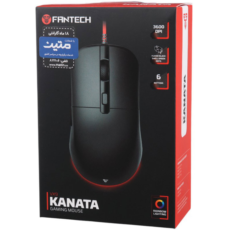 موس گیمینگ فنتک Kanata VX9