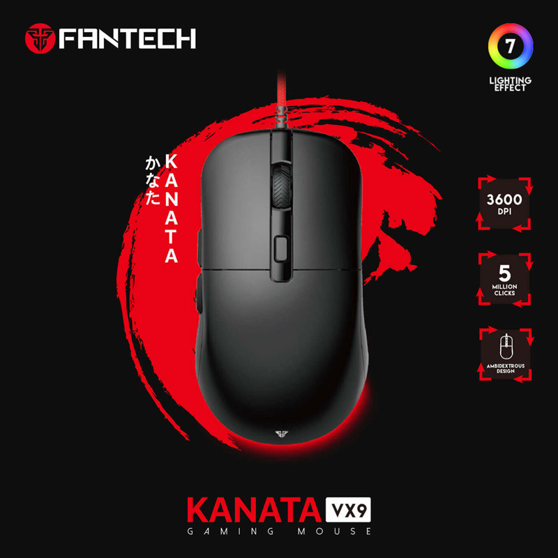 موس گیمینگ فنتک VX9 KANATA