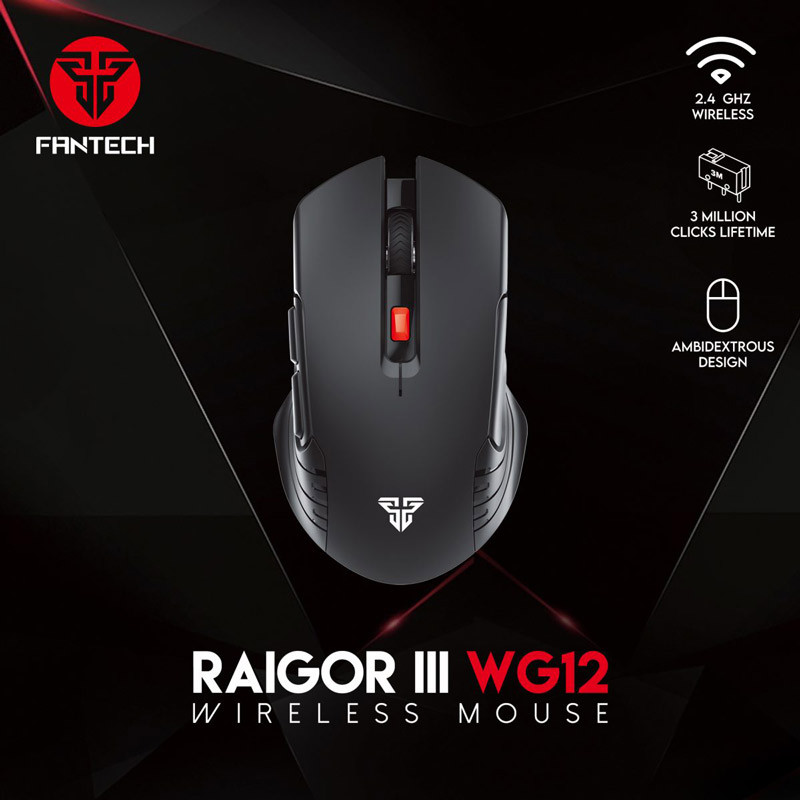 موس بی سیم گیمینگ فنتک WG12 RAIGOR III