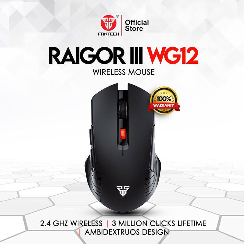 موس بی سیم گیمینگ فنتک WG12 RAIGOR III