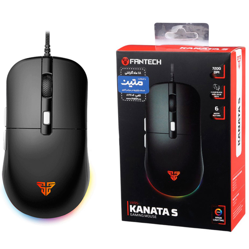موس گیمینگ فنتک VX9S KANATA S