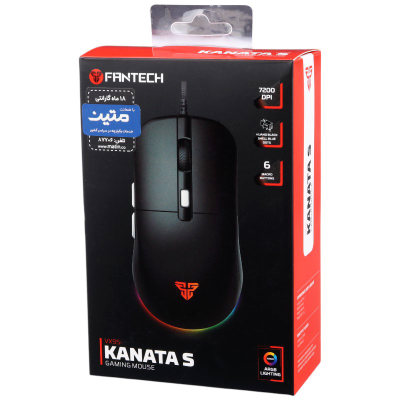 موس گیمینگ فنتک VX9S KANATA S