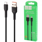 کابل میکرو یو اس بی فست شارژ Vdenmenv D42V 2.4A 1m