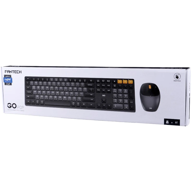 کیبورد و موس بی سیم فنتک WK895