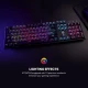 کیبورد گیمینگ فنتک ATOM104 MK886V2 Blue Switch