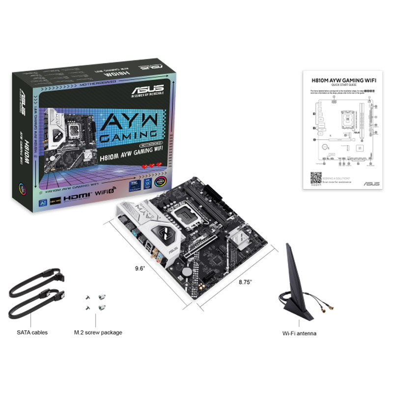 مادربرد ایسوس H810M AYW GAMING WIFI DDR5