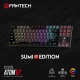 کیبورد گیمینگ فنتک ATOM87 MK876V2 Red Switch