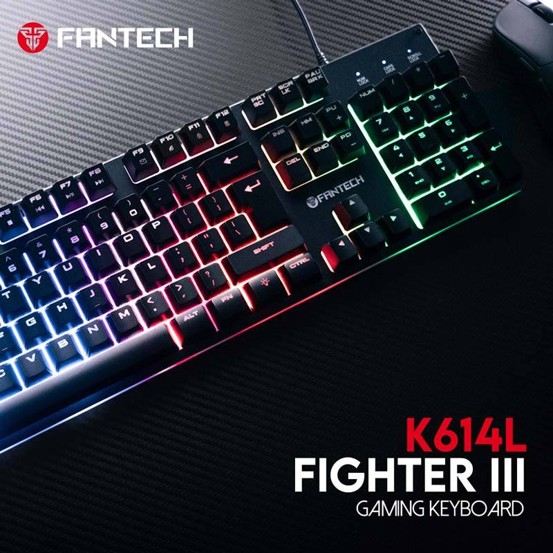 کیبورد گیمینگ فنتک Fighter III K614L