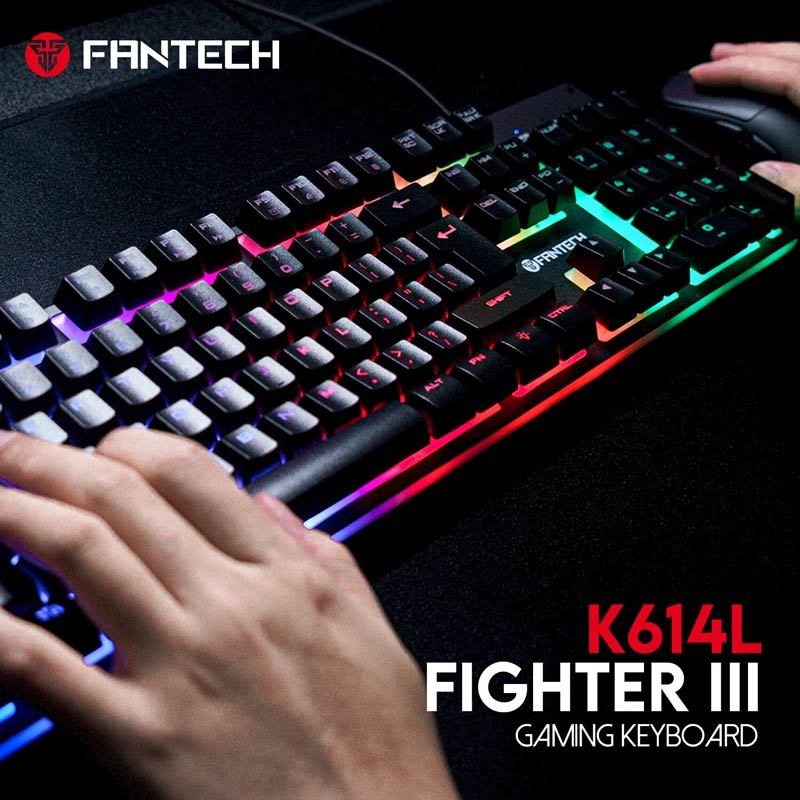 کیبورد گیمینگ فنتک Fighter III K614L