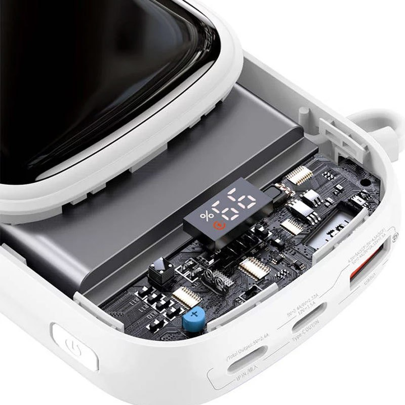پاور بانک فست شارژ باسئوس QPOW Pro PPQD2-20C QC PD 22.5W ظرفیت 20000 میلی آمپر ساعت