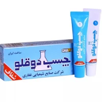 چسب دوقلو شفاف 14 گرم غفاری
