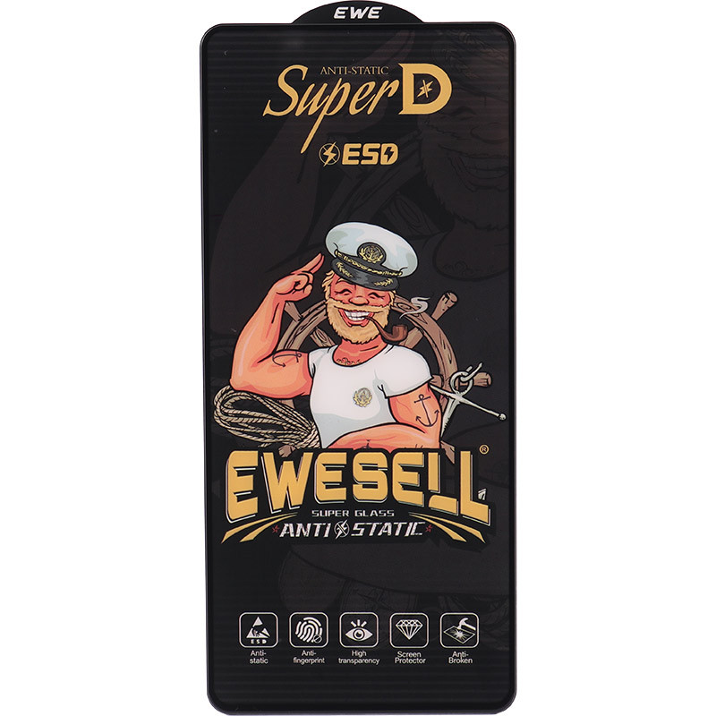 گلس Super D آنتی استاتیک ESD Ewesell سامسونگ Galaxy A71 4G / A71 5G / A72 / A73 5G