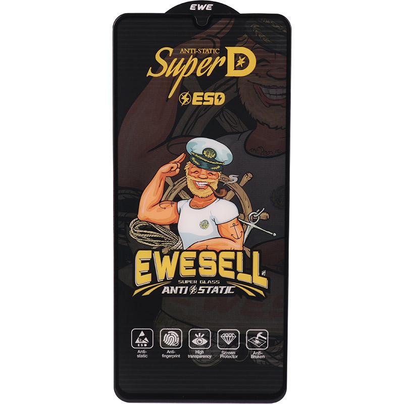 گلس Super D آنتی استاتیک ESD Ewesell سامسونگ Galaxy A70 / A70s
