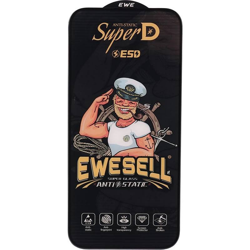 گلس Super D آنتی استاتیک Ewesell آیفون iPhone 16 Pro Max
