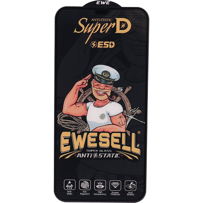 گلس Super D آنتی استاتیک ESD Ewesell آیفون iPhone XS Max / 11 Pro Max