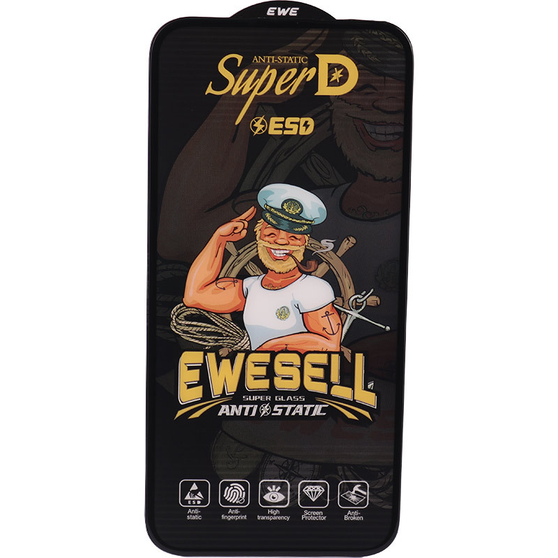گلس Super D آنتی استاتیک Ewesell آیفون iPhone 14 Pro Max