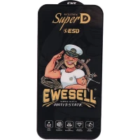 گلس Super D آنتی استاتیک ESD Ewesell آیفون iPhone 14 Plus / 13 Pro Max / 12 Pro Max