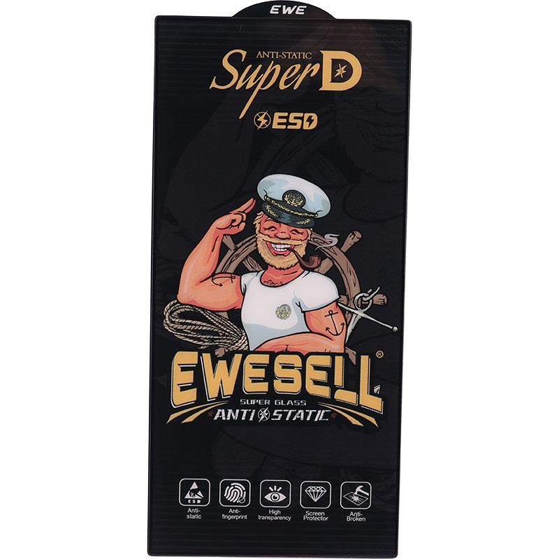 گلس Super D آنتی استاتیک ESD Ewesell سامسونگ Galaxy S24 Ultra