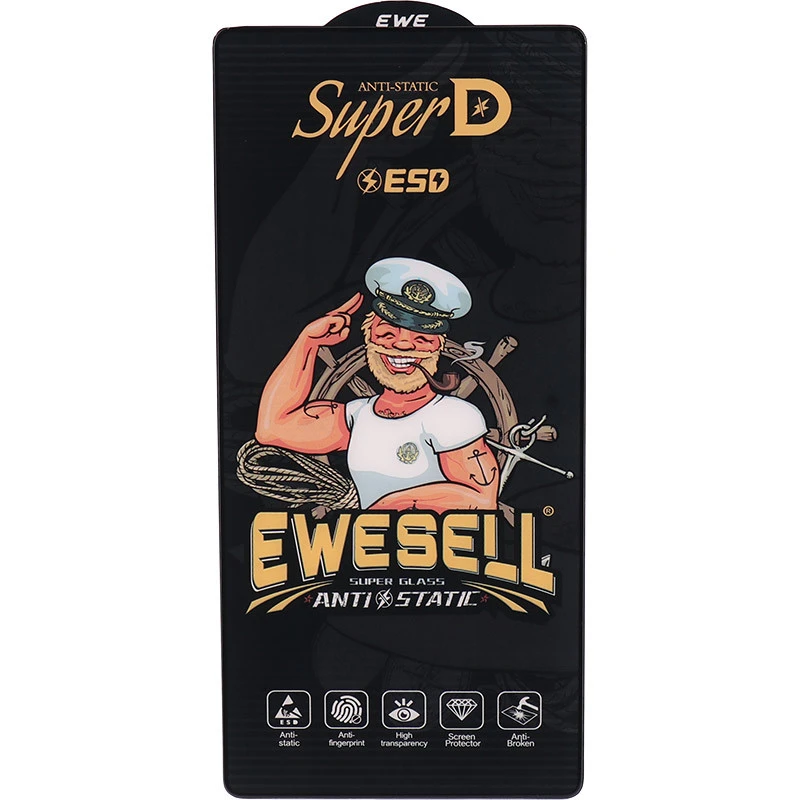 گلس Super D آنتی استاتیک Ewesell سامسونگ Galaxy S25 Ultra