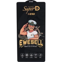 گلس Super D آنتی استاتیک ESD Ewesell سامسونگ Galaxy S25 Ultra