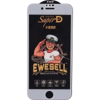 گلس Super D آنتی استاتیک Ewesell آیفون iPhone 7 / 8 / SE 2020 سفید