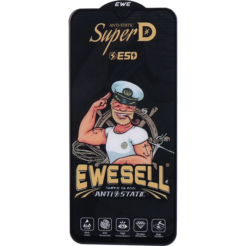گلس Super D آنتی استاتیک Ewesell شیائومی Redmi Note 8