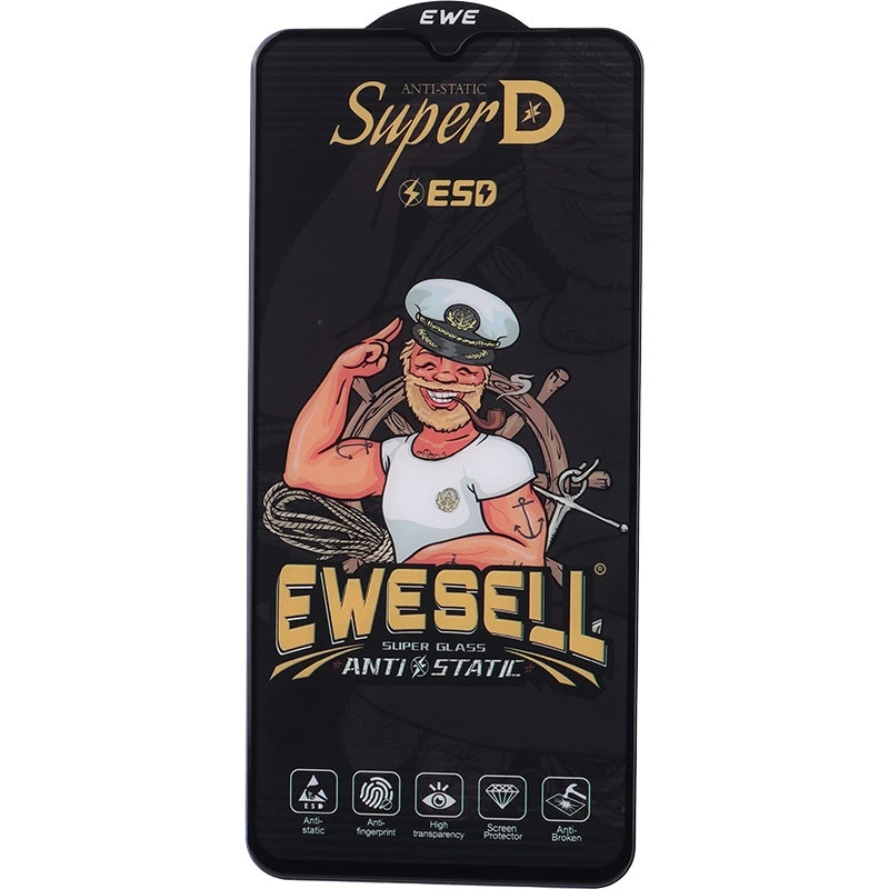 گلس Super D آنتی استاتیک Ewesell شیائومی Redmi Note 8 Pro