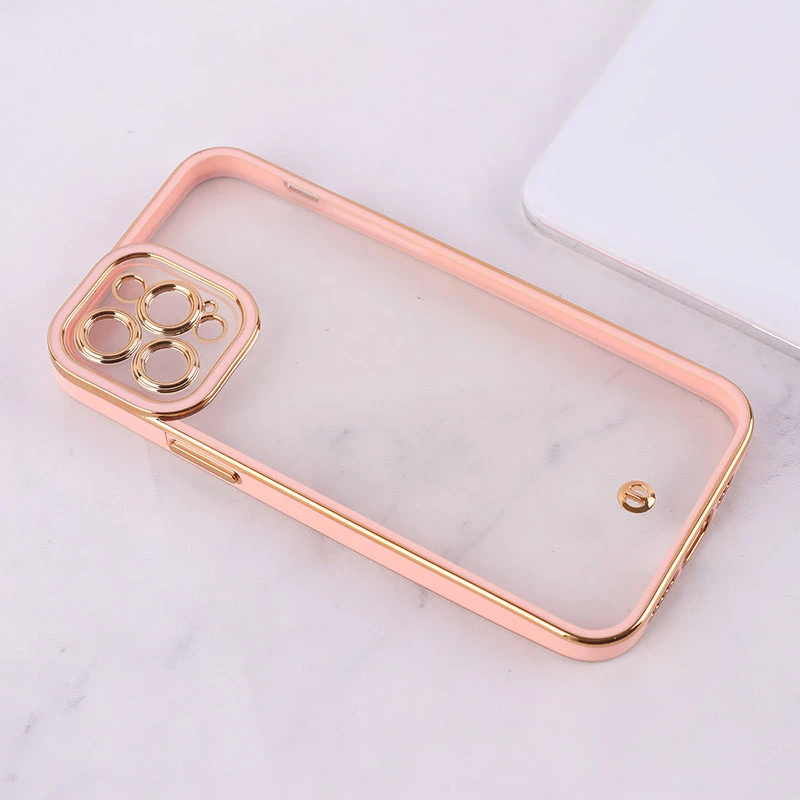 قاب Space آیفون iPhone 12 Pro دور رنگی محافظ لنزدار