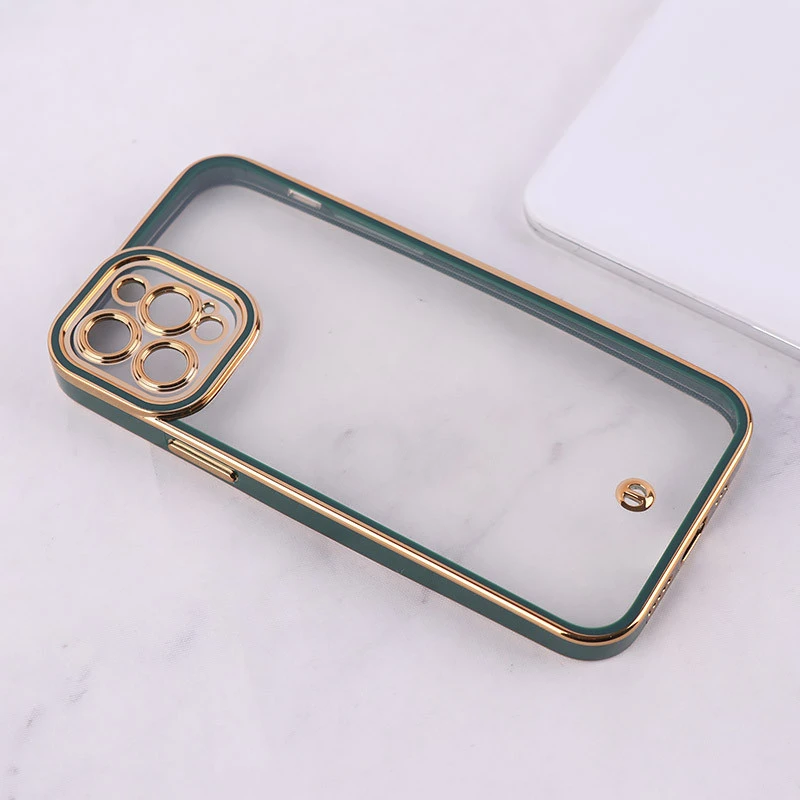 قاب Space آیفون iPhone 12 Pro دور رنگی محافظ لنزدار