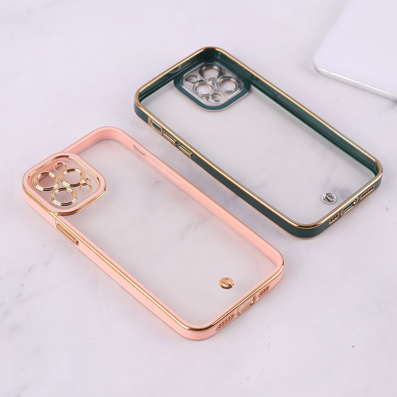 قاب Space آیفون iPhone 12 Pro دور رنگی محافظ لنزدار