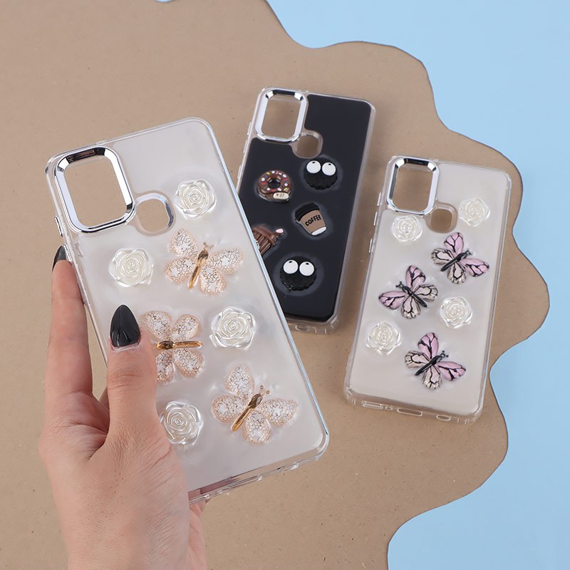 قاب رزینی سامسونگ Galaxy A21s برجسته طرح دار