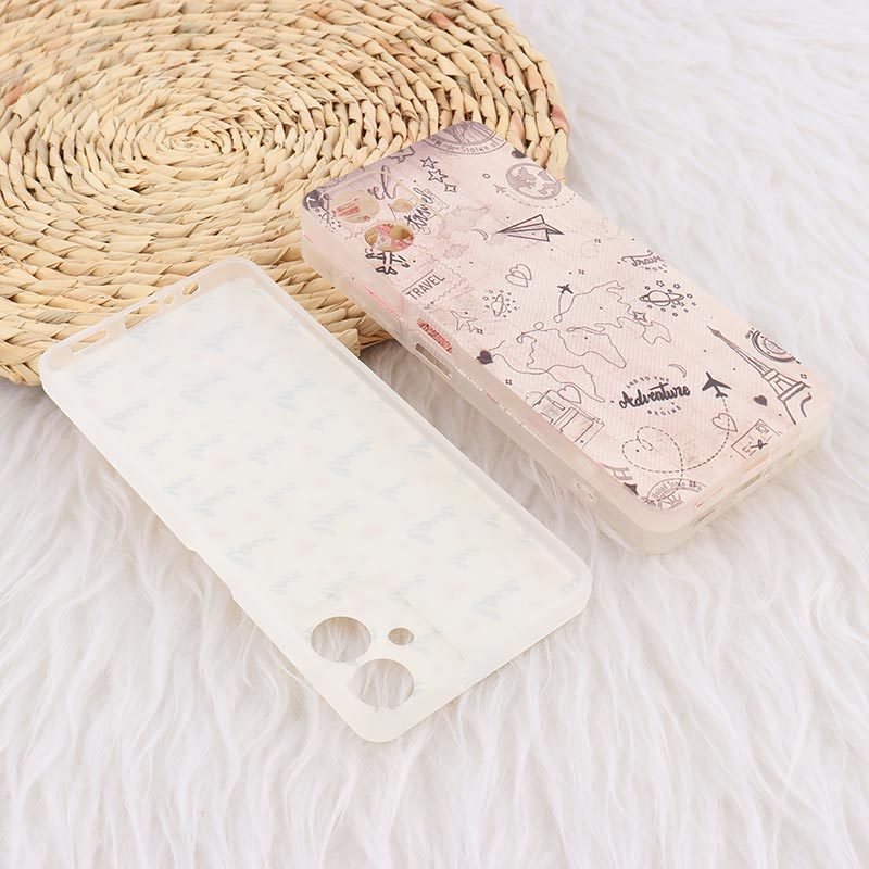 قاب ژله ای سامسونگ Galaxy A06 طرح دار چاپی محافظ لنزدار