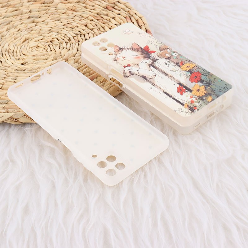 قاب ژله ای سامسونگ Galaxy A12 / M12 طرح دار چاپی محافظ لنزدار