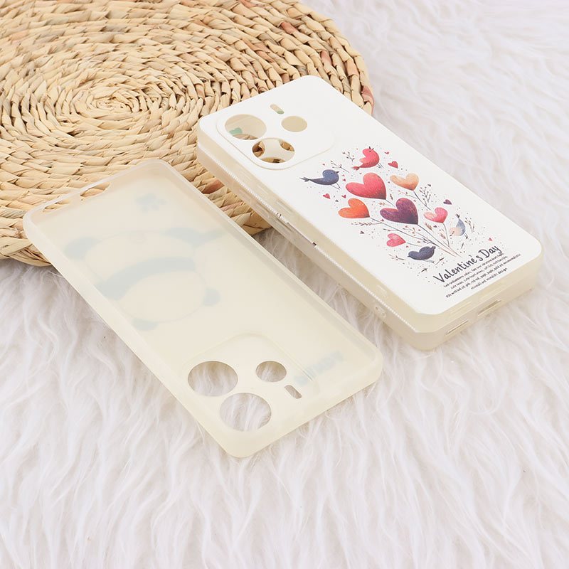 قاب ژله ای شیائومی Redmi Note 14 طرح دار چاپی محافظ لنزدار