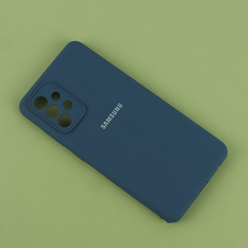 قاب سیلیکونی اصلی زیربسته سامسونگ Galaxy A52 / A52s محافظ لنزدار