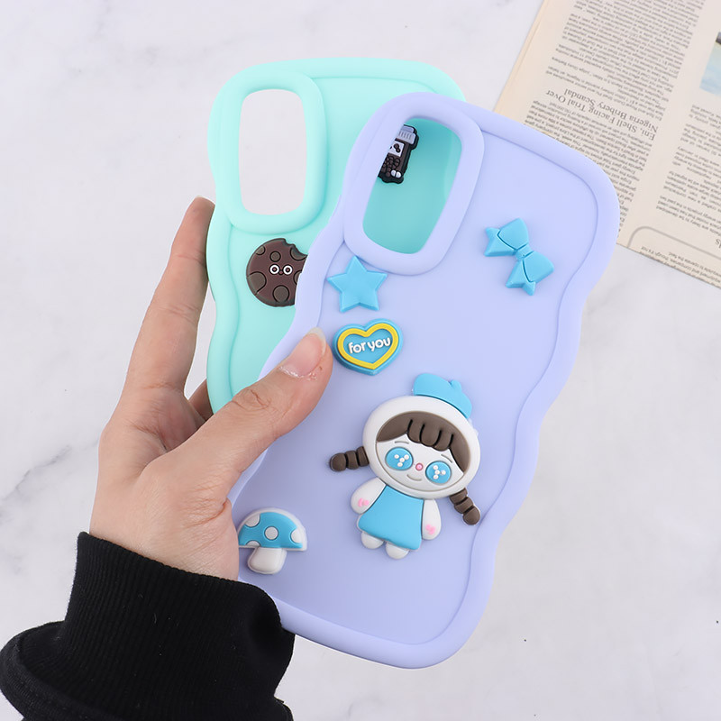 قاب موج دار سامسونگ Galaxy A34 عروسک برجسته