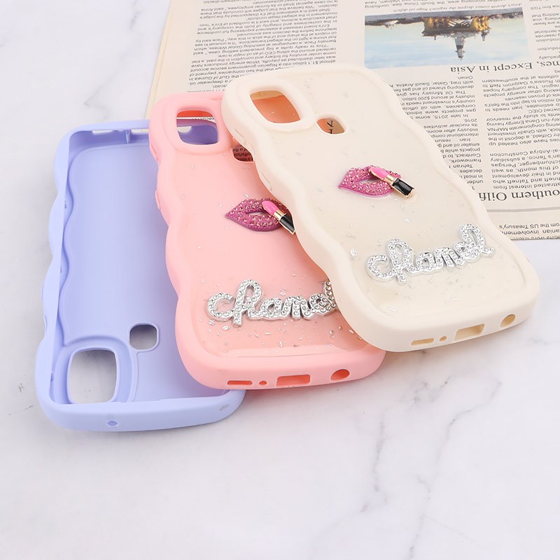 قاب موج دار سامسونگ Galaxy A21s طرح Chanel